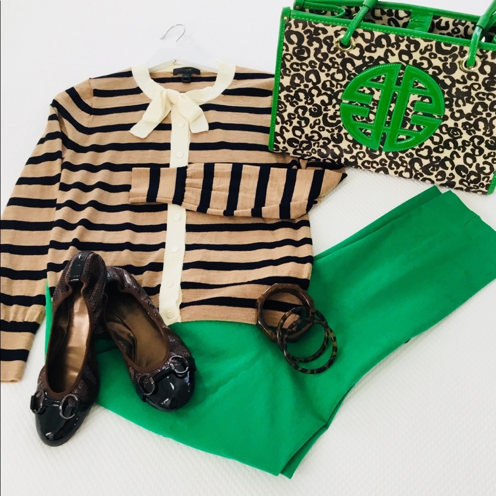 Hard to find J.Crew tie neck Jackie sweater